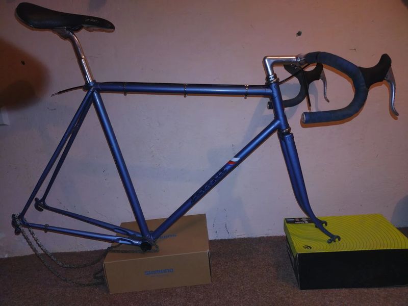  Sada Campagnolo+brzdy Weimann+rámová sada Favorit