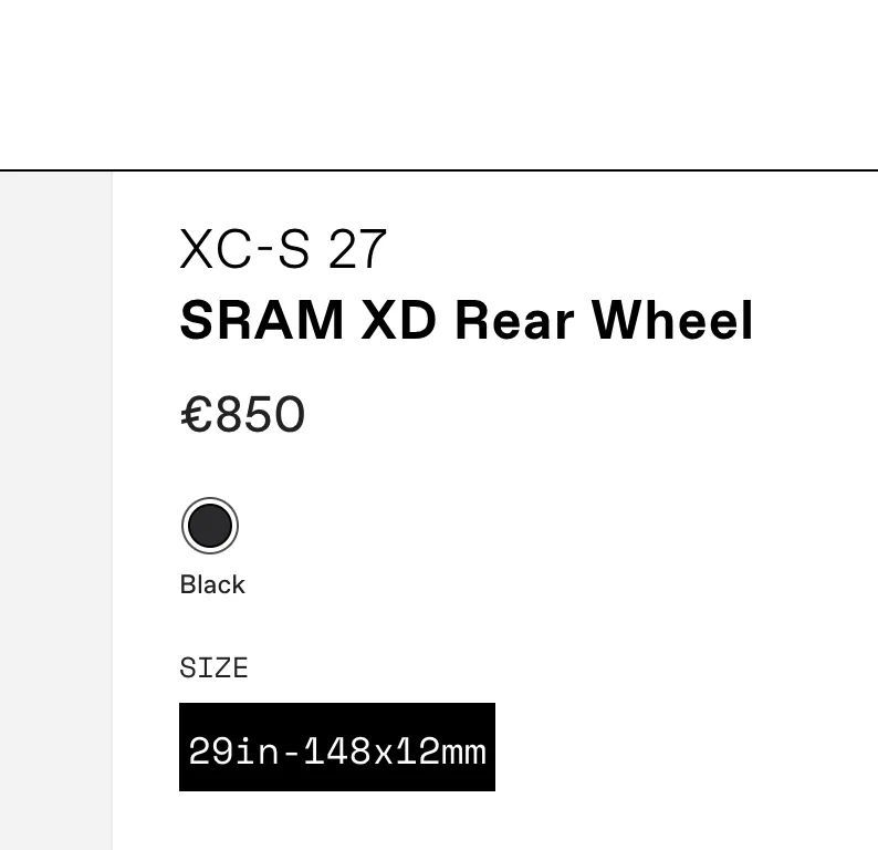 Carbon wheelset Cannondale Hollowgram XC-S 27 internal - 1450gr - DT Swiss