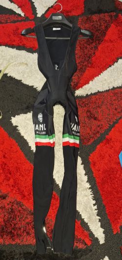 Cyklistické zimní kalhoty + Dres Bianchi - TOP stav