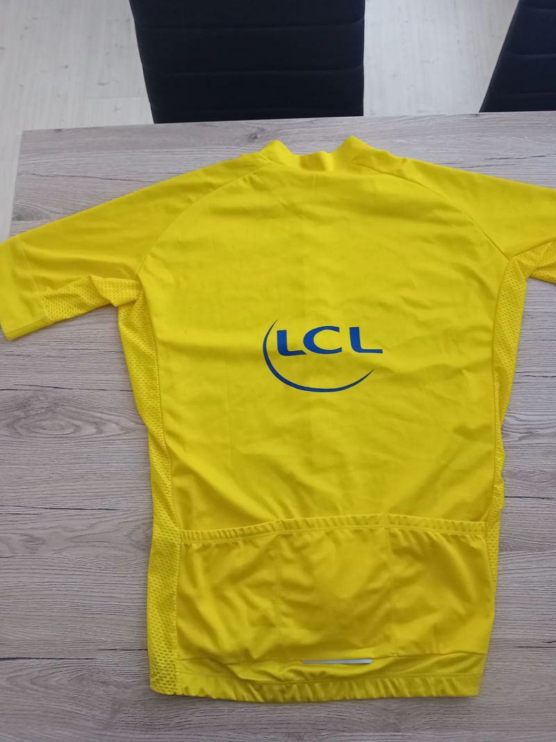  Pánský cyklisticky dres žlutý trikot