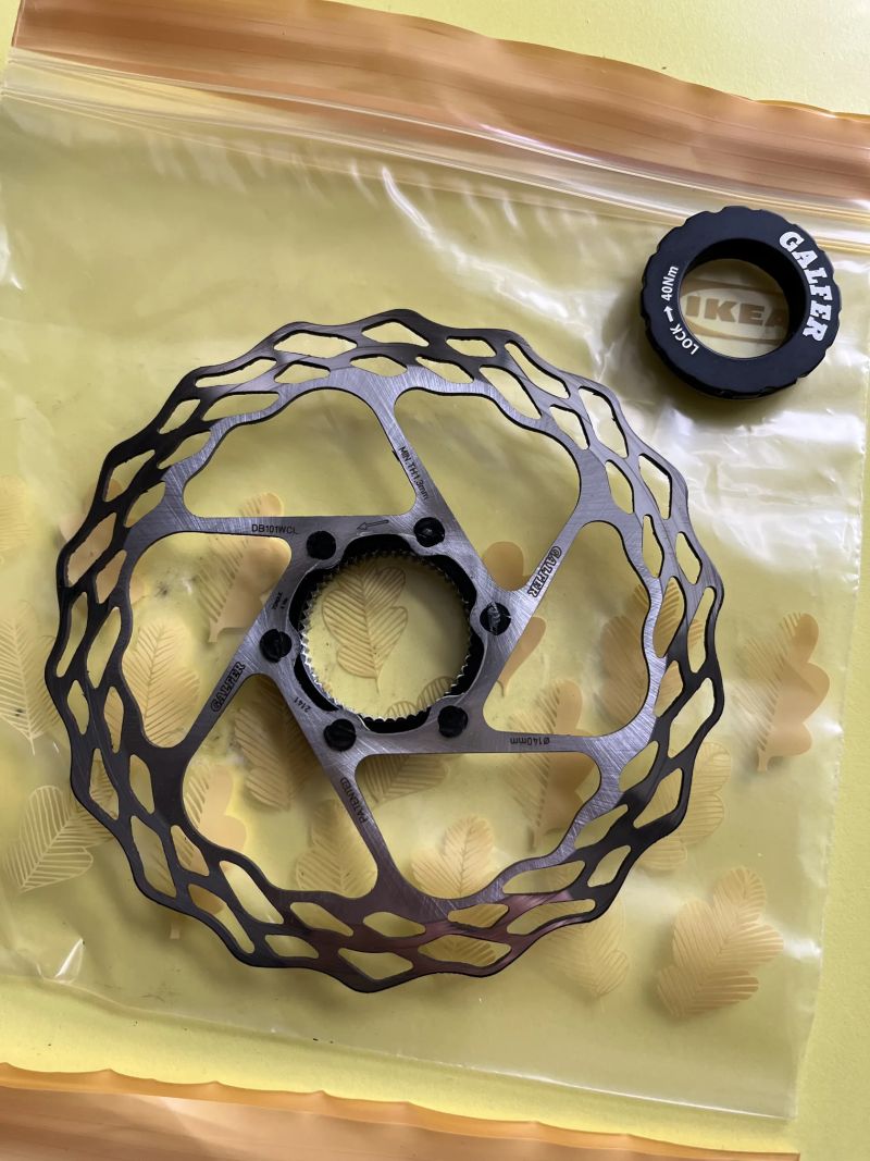 Galfer Bike Wave® Fixed Road Centerlock Disc Rotor 160mm, 140mm