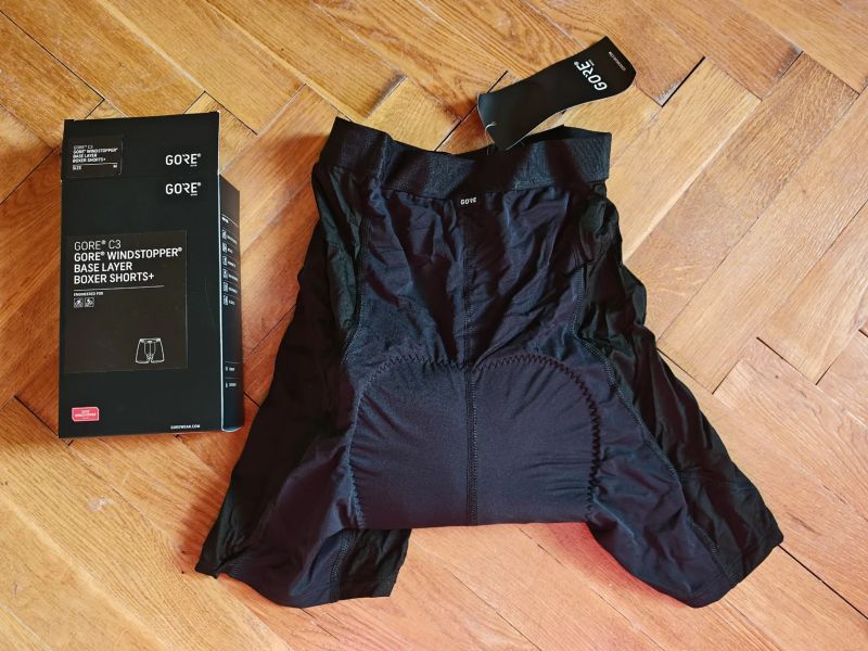 Gore C3 boxerky cyklo vložkou + windstopper