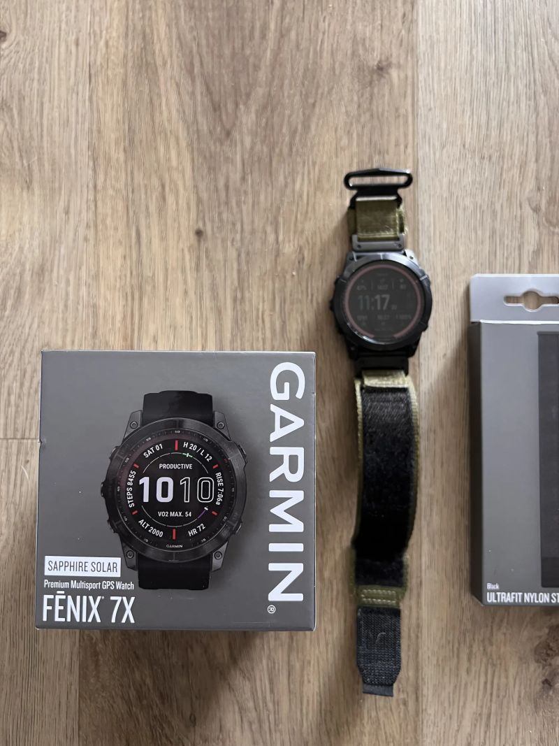 Garmin Fenix 7x sapphire solar titanium Carbon 51 mm 