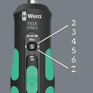 NOVÝ Wera 075850 Nářadí Safe-Torque Speed Bicycle 1. Typ 7515/7 (Sada 7 dílů)