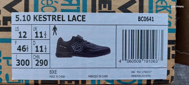 Five Ten Kestrel Lace - carbon/core v. 46 2/3black