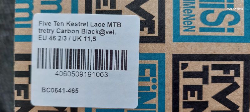 Five Ten Kestrel Lace - carbon/core v. 46 2/3black