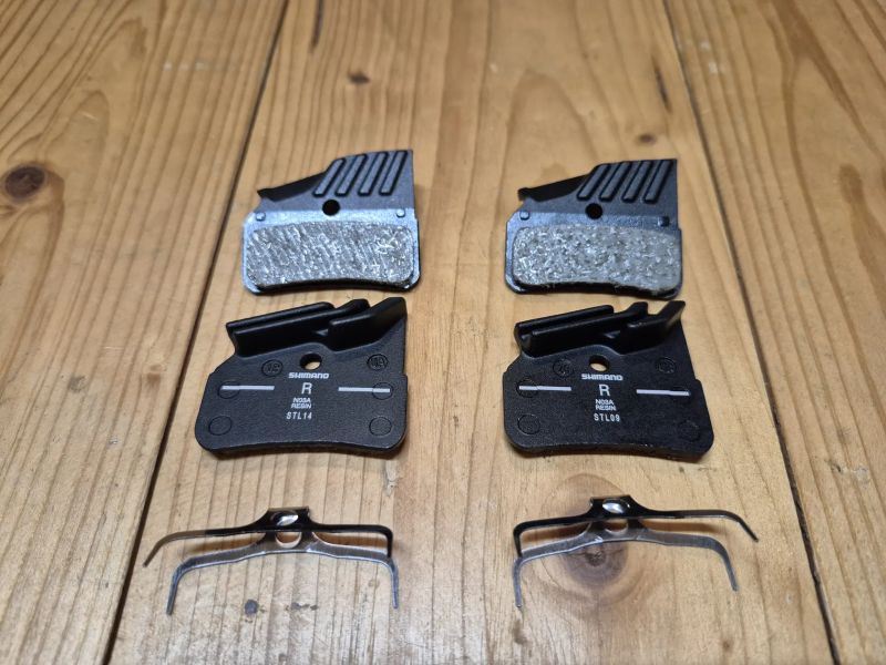 Prodám nové brzdové destičky Shimano N03A