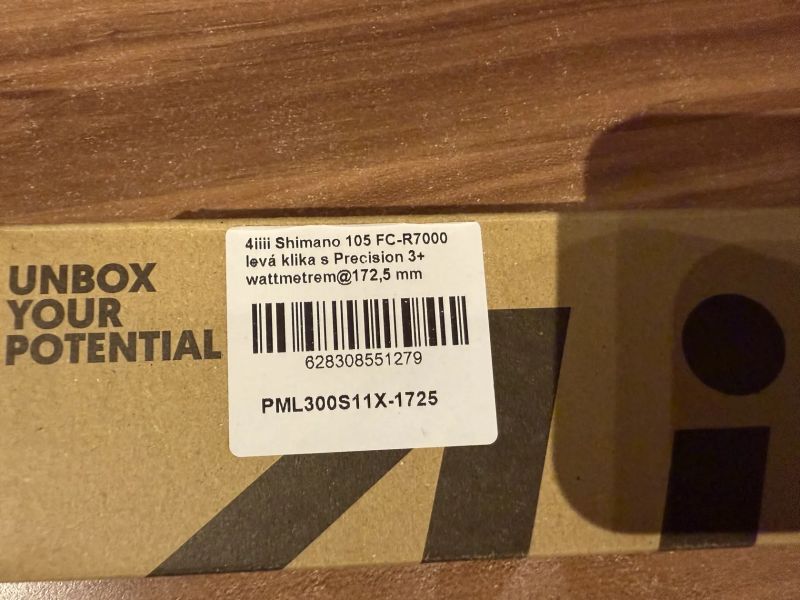 4iiii Shimano 105 FC-R7000 levá klika s Precision 3+ wattmetrem