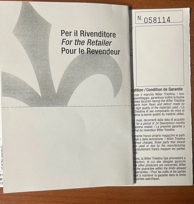 Wilier Imperiale, No.21