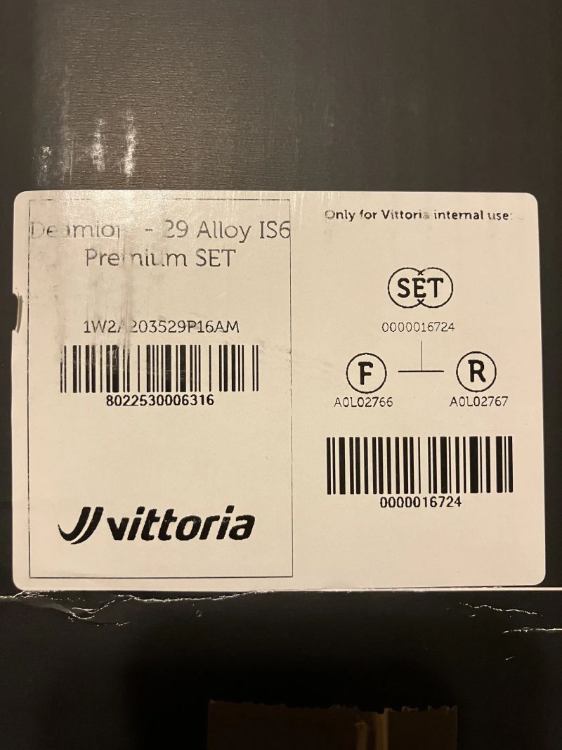 Zapletená kola VITTORIA Deamion Premium Alloy 29