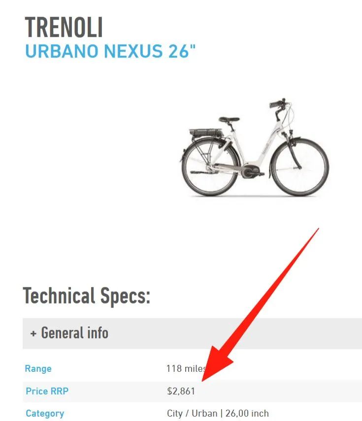 Dámské městské elektrokolo Trenoli / Bosch středový pohon 