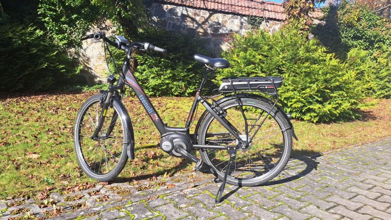Dámské městské elektrokolo Trenoli / Bosch středový pohon 