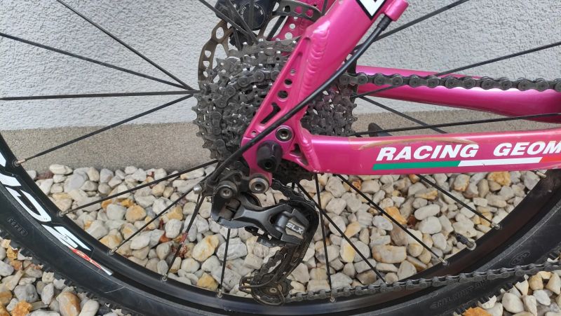 Horské kolo Bianchi růžové 19" SHIMANO XT REBA