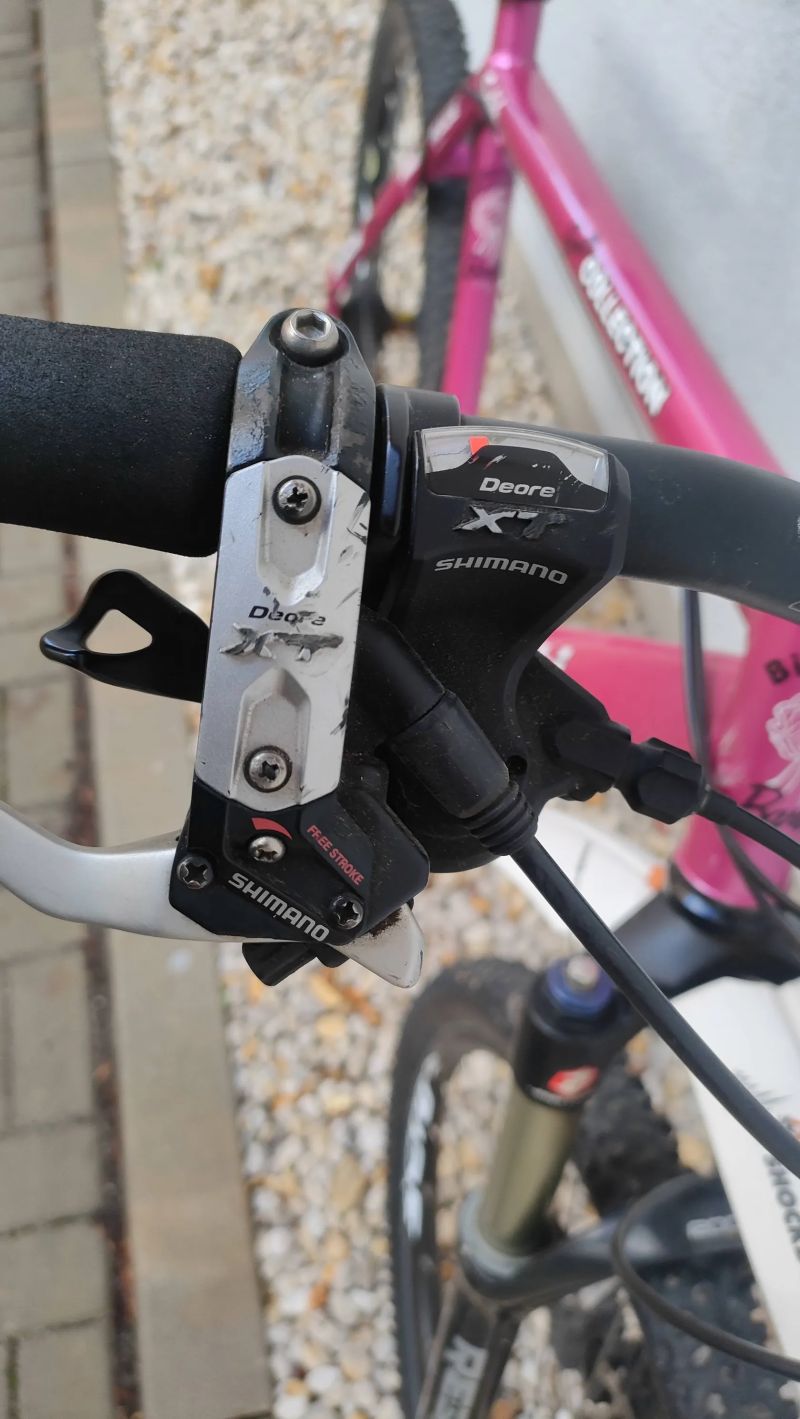 Horské kolo Bianchi růžové 19" SHIMANO XT REBA