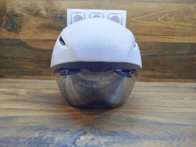 Cyklistická přilba Giro Aerohead MIPS matte white silver velikost L (59 - 63cm)