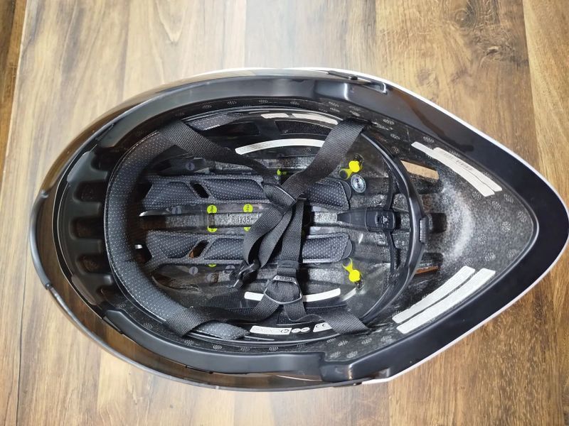 Cyklistická přilba Giro Aerohead MIPS matte white silver velikost L (59 - 63cm)