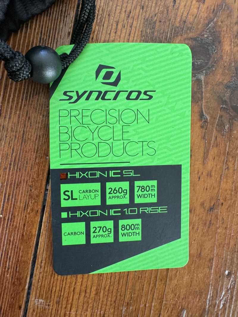 NOVÉ Syncros Hixon IC Sl 780/60mm