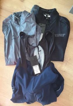 Bont set zateplené kalhoty, windstopper vesta, dres dlouhým rukávem 