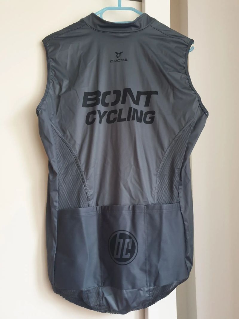 Bont set zateplené kalhoty, windstopper vesta, dres dlouhým rukávem 