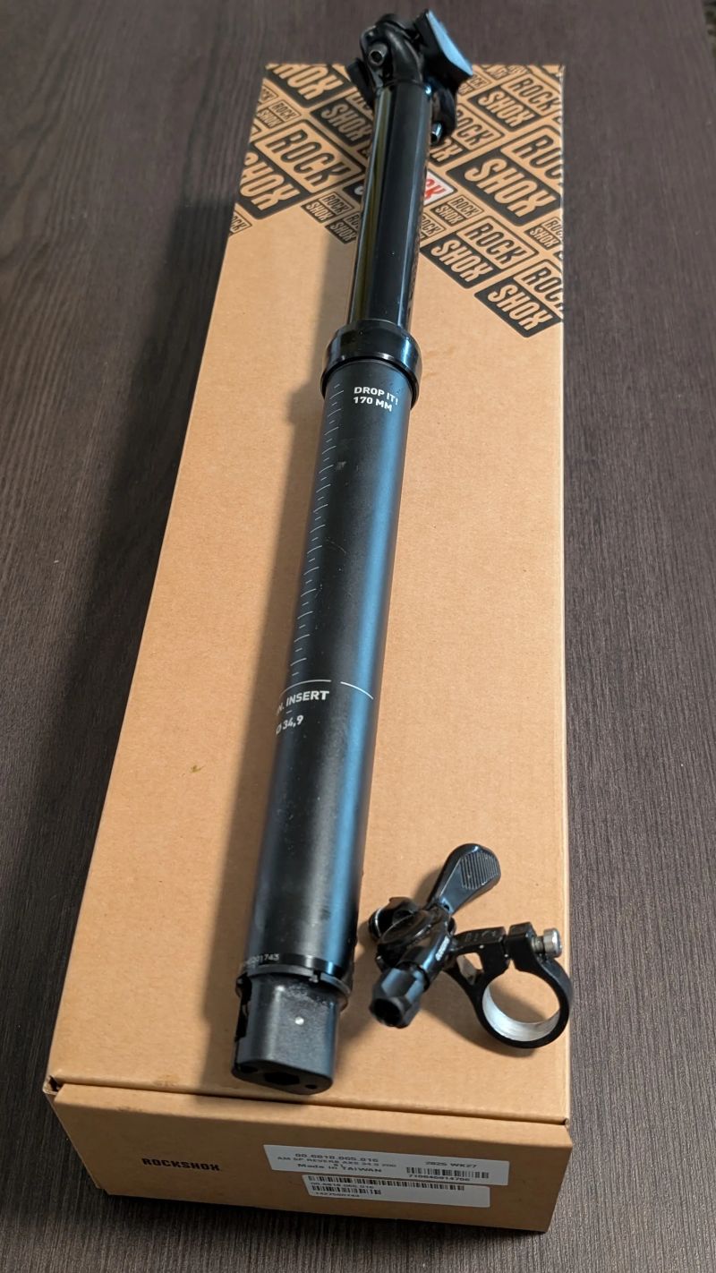 170mm Post Moderne dropper post PM-214, 34.9 mm