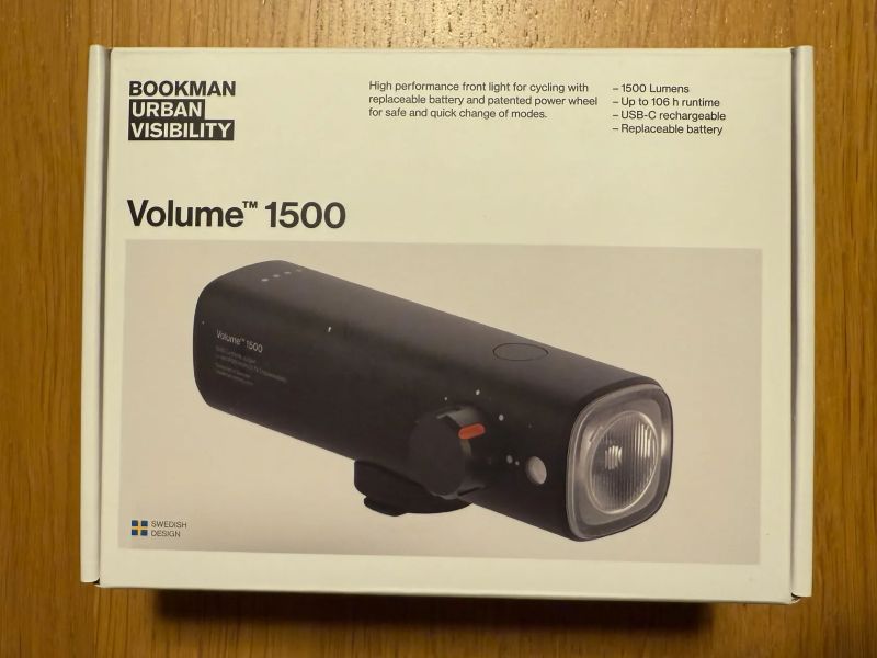 Bookman Volume 1500 přední světlo - nové