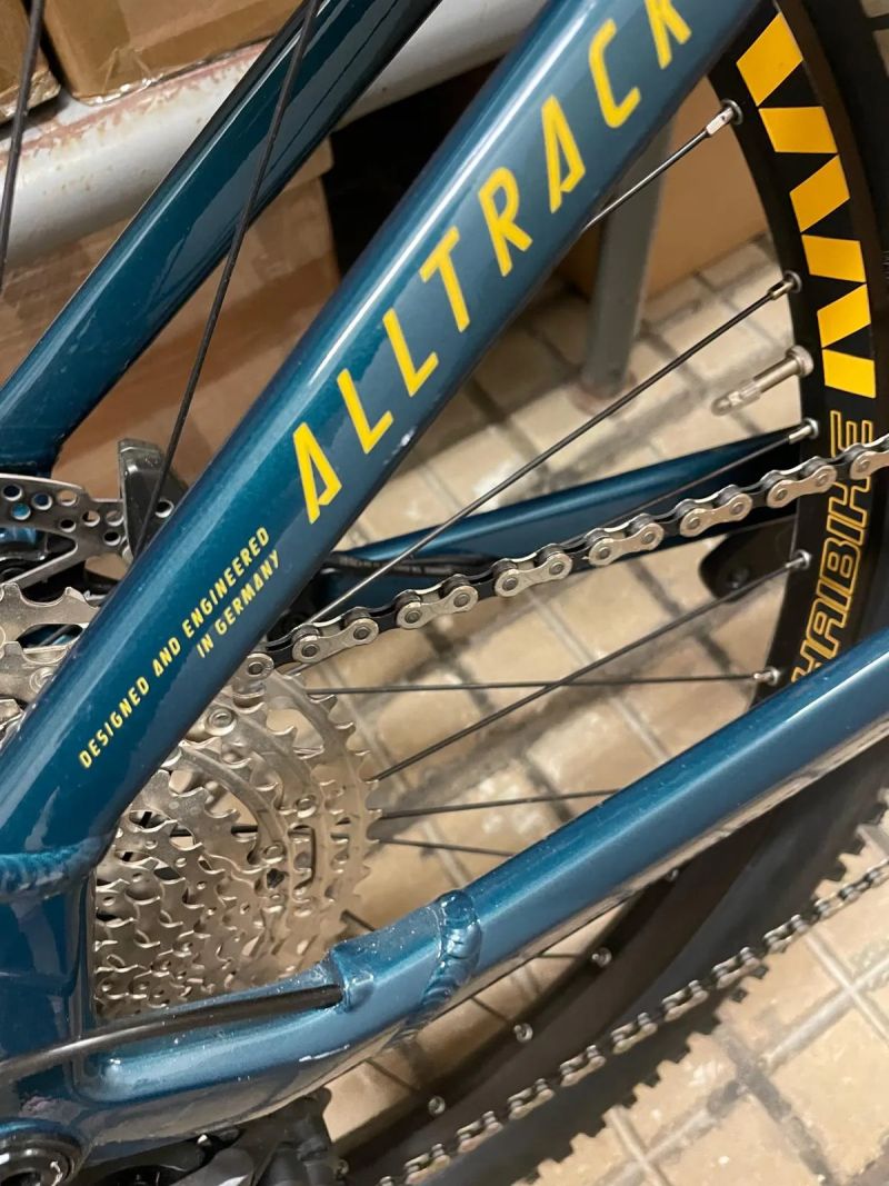 Haibike Haibike AllTrack 6, 2025 ocean/orange, velikost: M