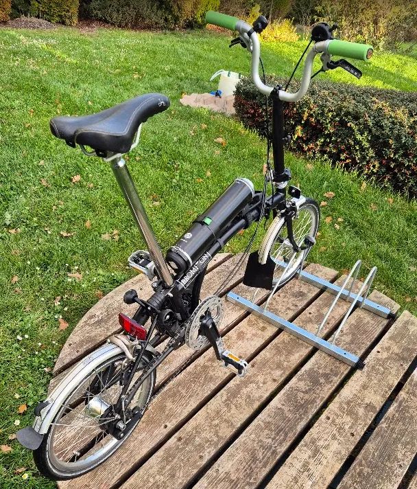 Brompton s pohonem Pendix eDrive 500 - skládací elektrokolo