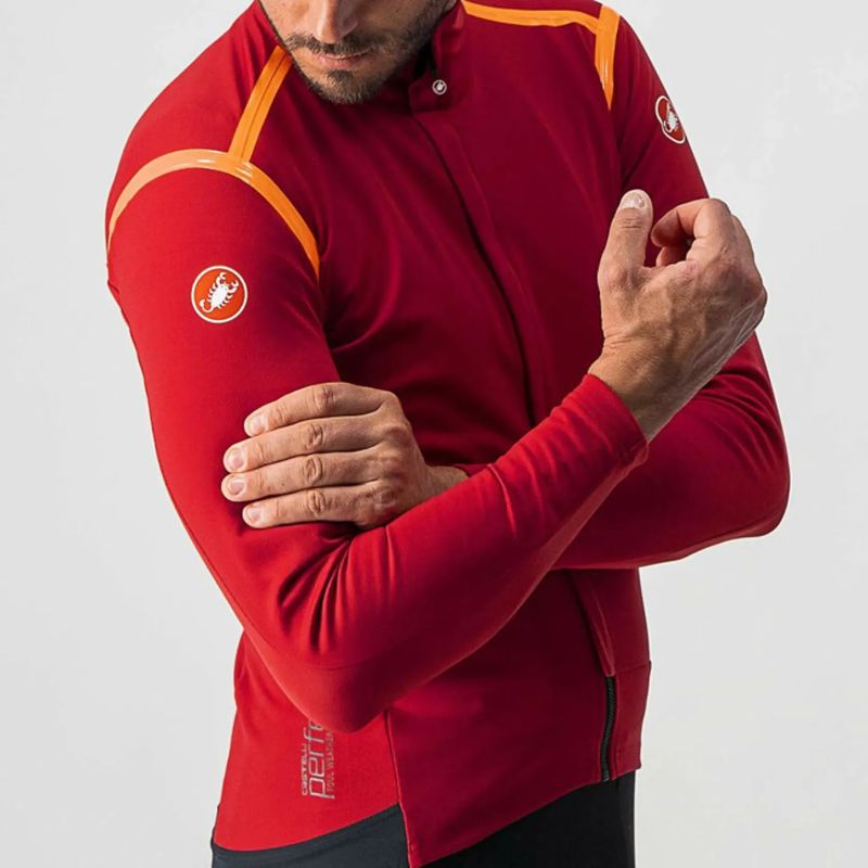 Castelli Perfetto RoS Long Pro red/brilliant orange