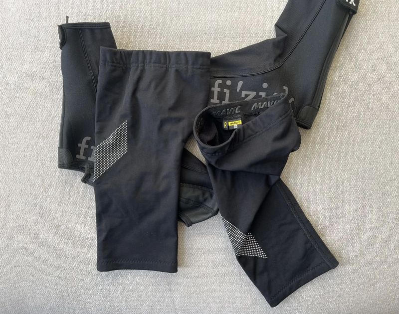 Fizik neoprénové návleky na tretry + Mavic návleky na kolena zdarma