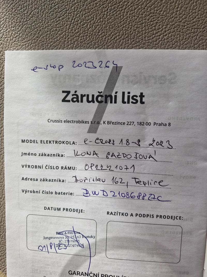 Crussis E Cross 1.8 S