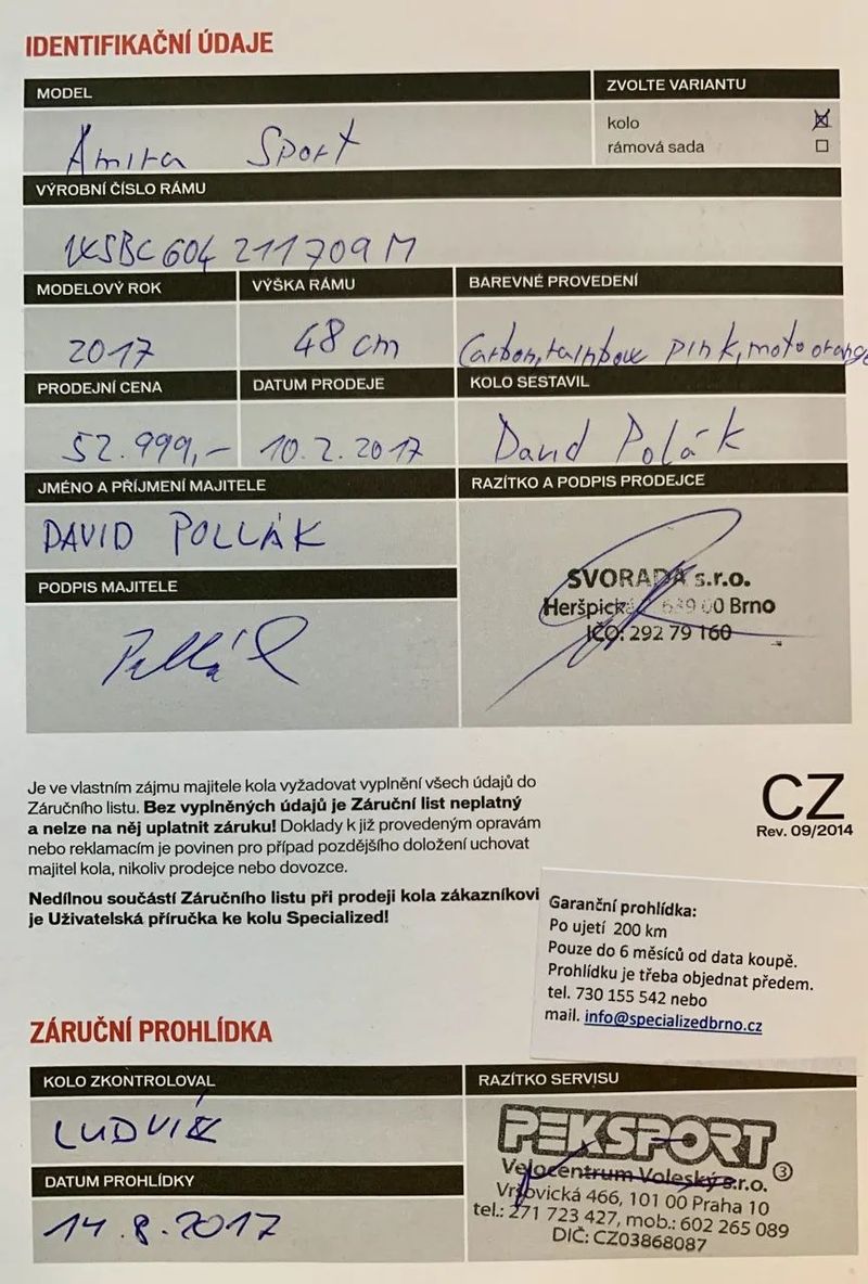 Specialized Amira SL4 Sport – 2017 vel. 48 | Dámské silniční kolo | TOP stav