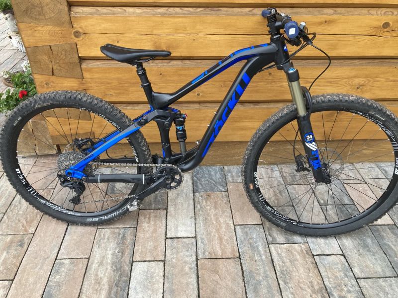 Celoodpružené kolo Stockli, vel. S, mulet (29/27,5)