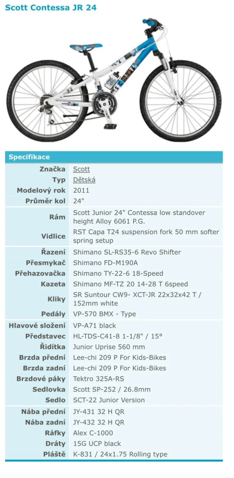 Scott Contessa Junior 24