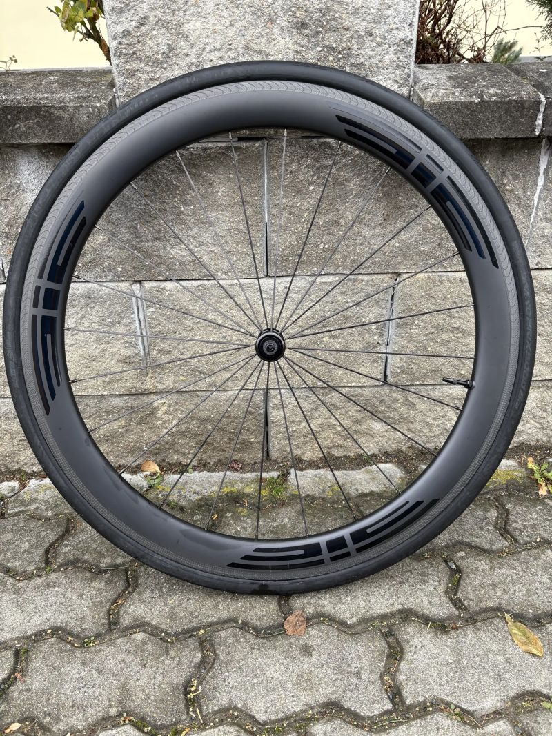 Silniční karbonová zapletená kola EIE - 5cm, ráfková brza