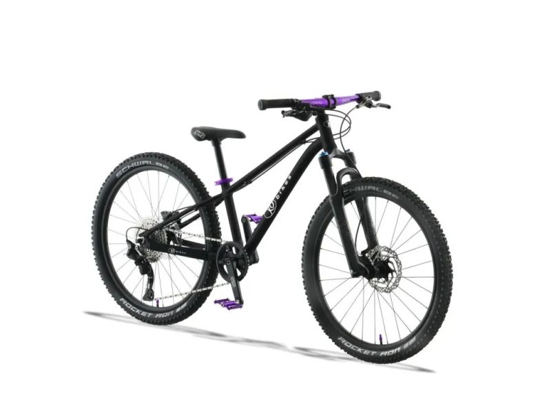 !!!NOVÝ!!! Kubikes 24S Trail AIR Black - laser PURPLE, 9,7kg, vzduch. vidlice. SKLADEM na prodejně