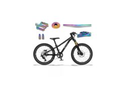 !!!NOVÝ!!! Kubikes 20S MTB Disc Black - laser RAINBOW, 8,8kg, vzduch. vidlice. SKLADEM na prodejně