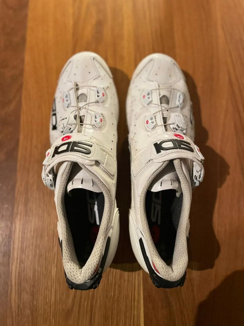 SIDI Wire Carbon Vernice White