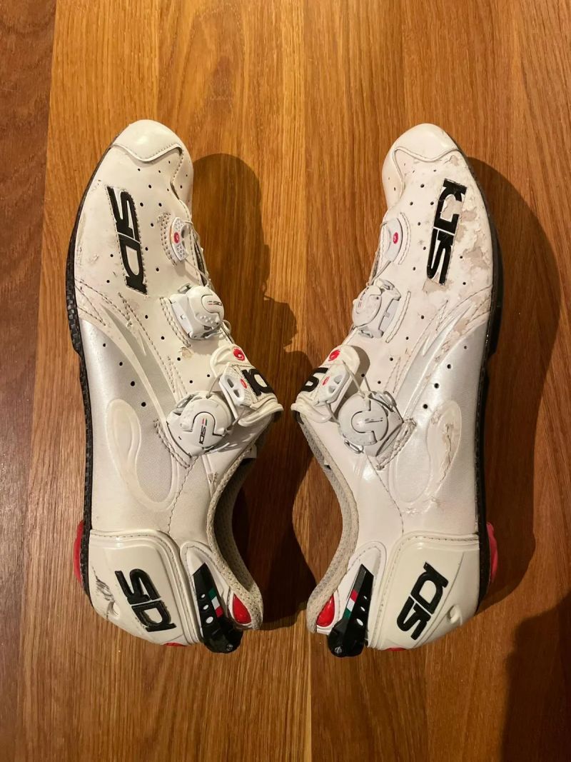 SIDI Wire Carbon Vernice White