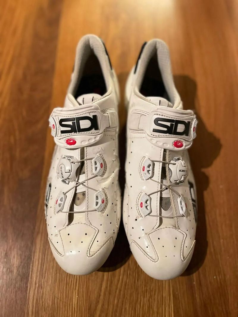SIDI Wire Carbon Vernice White