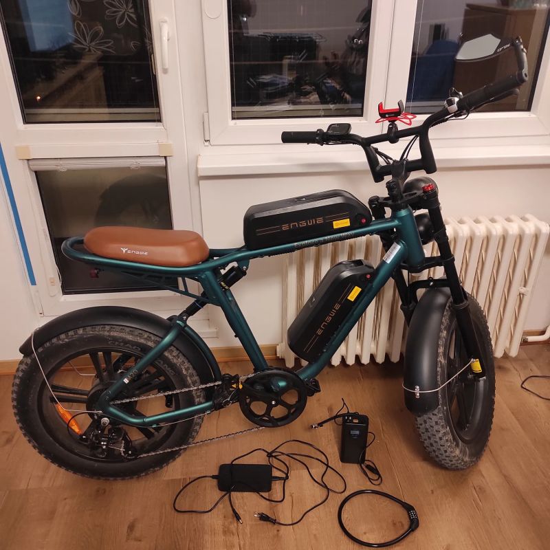 Elektrokolo Engwe M20 Dual, 2 baterie 26Ah 48V + doplňky