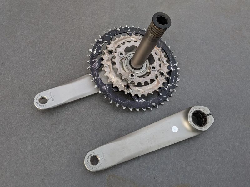 kliky Shimano LX FC-M582 3x9