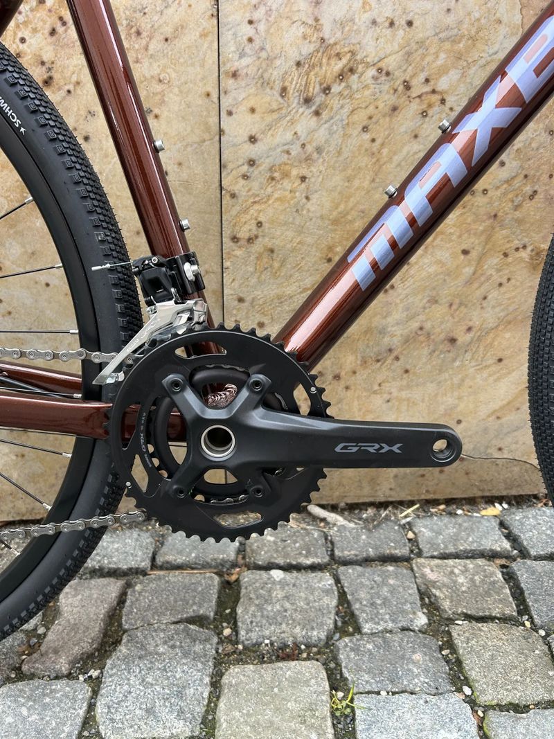 Gravel MAXBIKE ONYX GRX 2×10, velikost L - nové kolo!