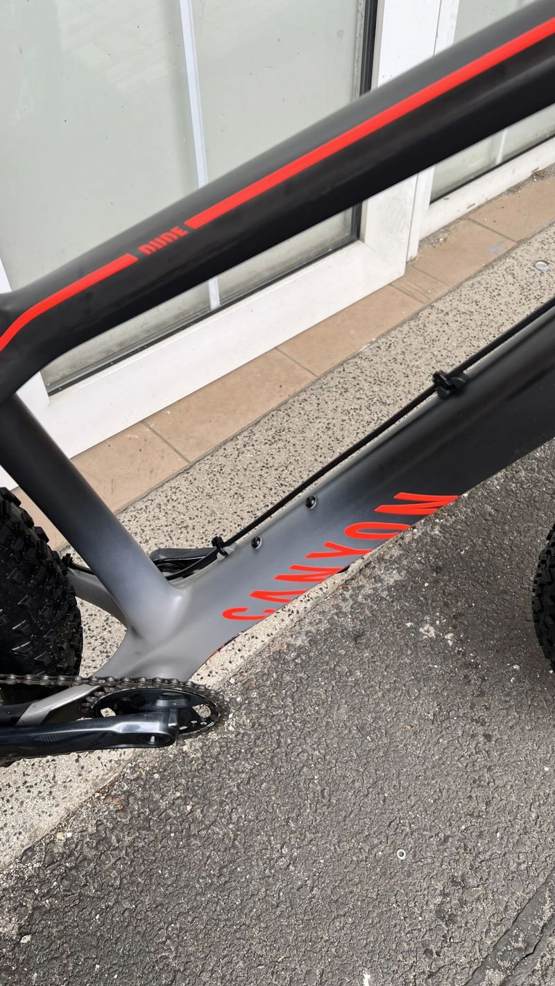 carbon fatbike CANYON DUDE ASX - volcano L