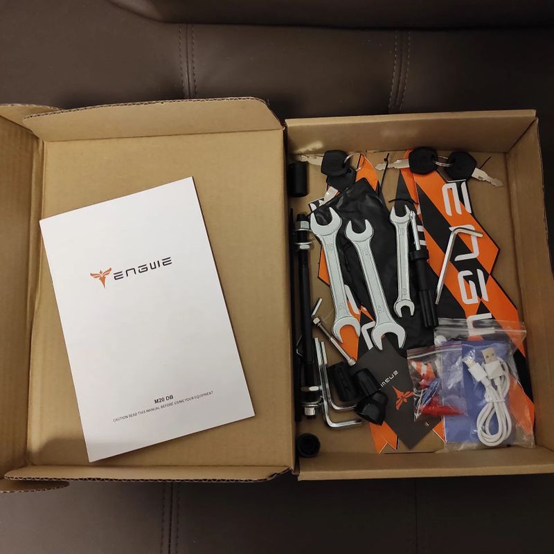 Elektrokolo Engwe Dual M20, 2 baterie 26Ah 48V +doplňky