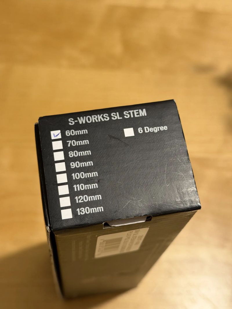 Představec Specialized S-Works SL 31.8 - 60mm 