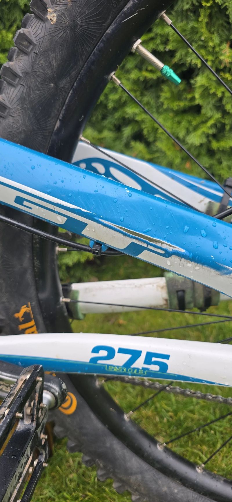 GT GT FORCE X 27,5" (AL) SPORT Gloss Blue White model 2017