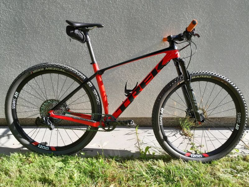 Trek Procaliber, 9,5 kg, Sram XX1 + Shimano XTR, jako nový, 1. majitel, karb.kola DT SWISS XRC 1200 