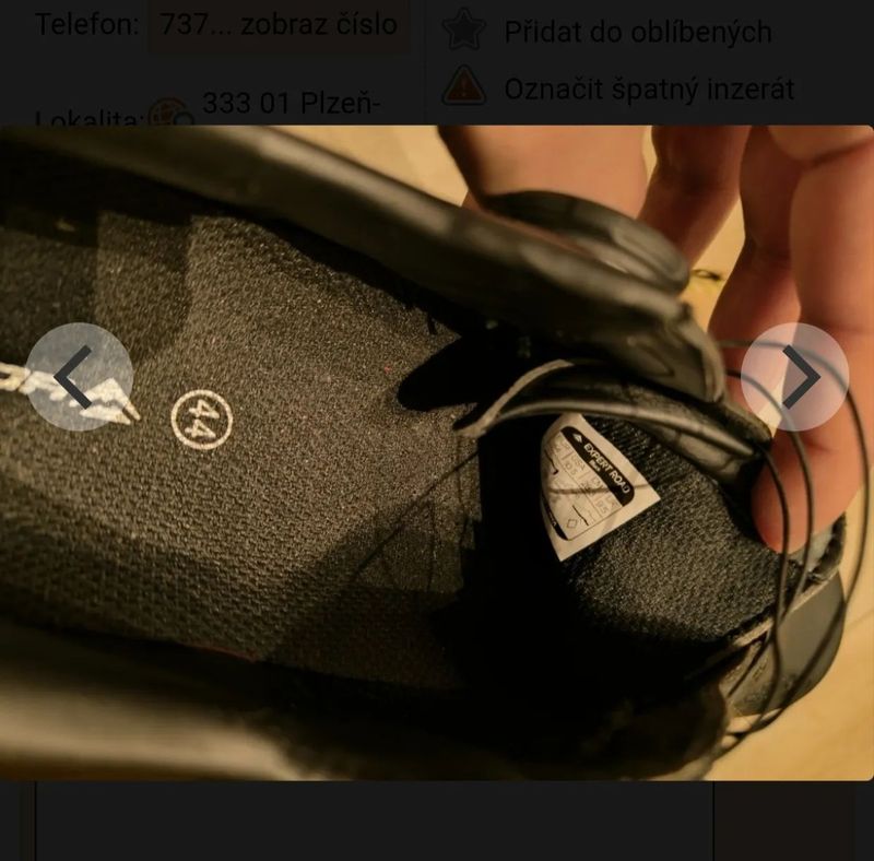 Tretry Merida - silniční vel.44