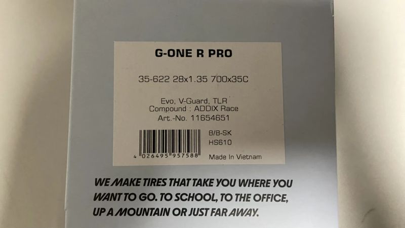 Schwalbe G-One RS Pro