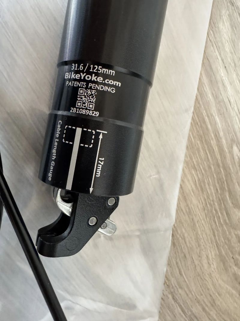 Teleskopická sedlovka BikeYoke Revive 3.0 31.6 125mm